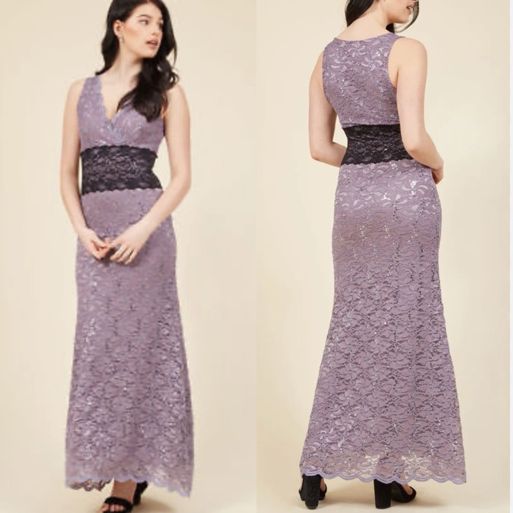 Dusky Dreaming purple maxi dress